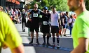 Jeunes lors de l’épreuve pour les moins de 18 ans (Gletschilauf) Semi-marathon d’Aletsch 2015 Aletsch Arena Alphafoto