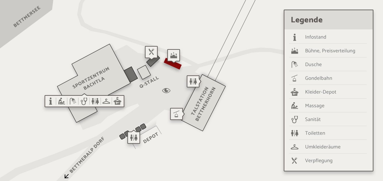 Skizze Preisverleihung Aletsch Halbmarathon Aletsch Arena